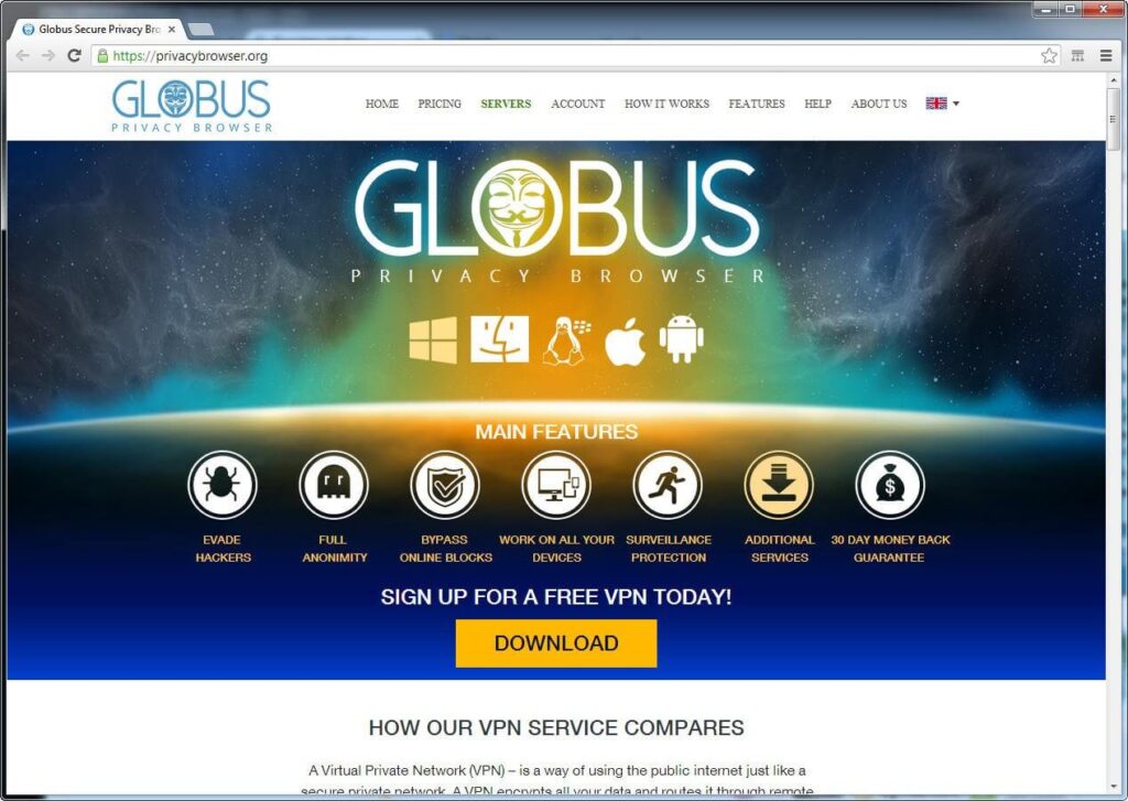Globus Free VPN Browser