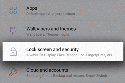 Lock Screen and Security