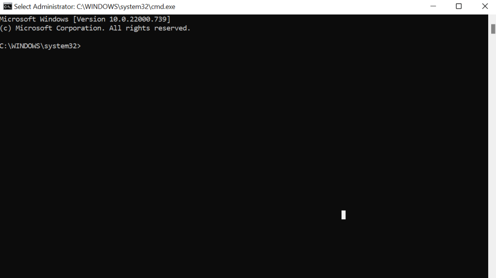 Command Prompt Approach