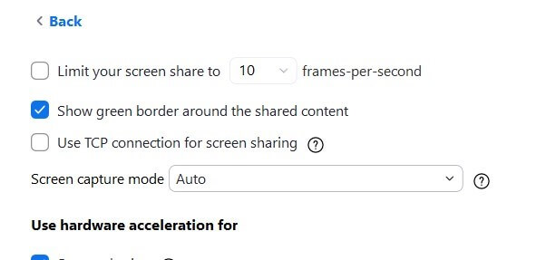 Limit your screen share 