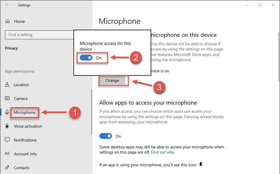  Give Access to Your Microphone
