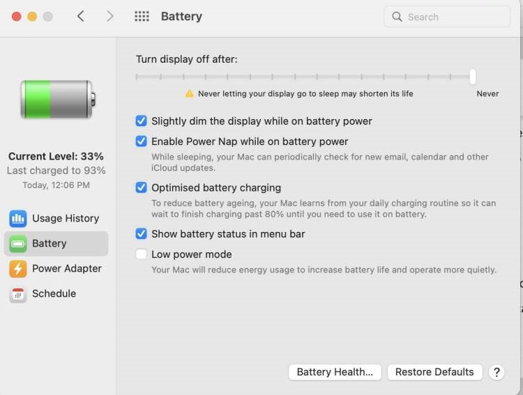 Mac Battery Problems