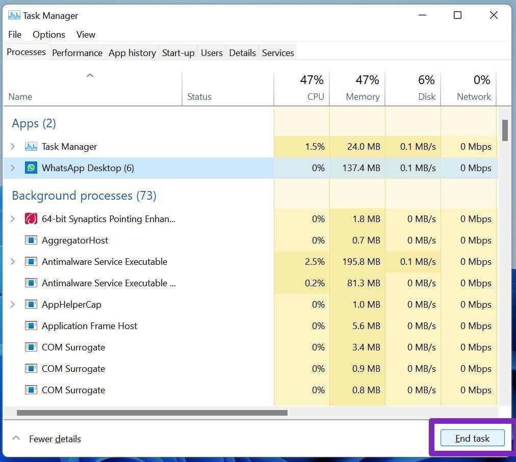 task manager