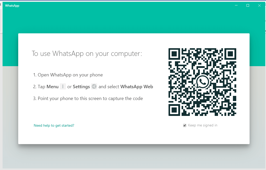WhatsApp Desktop Not Working