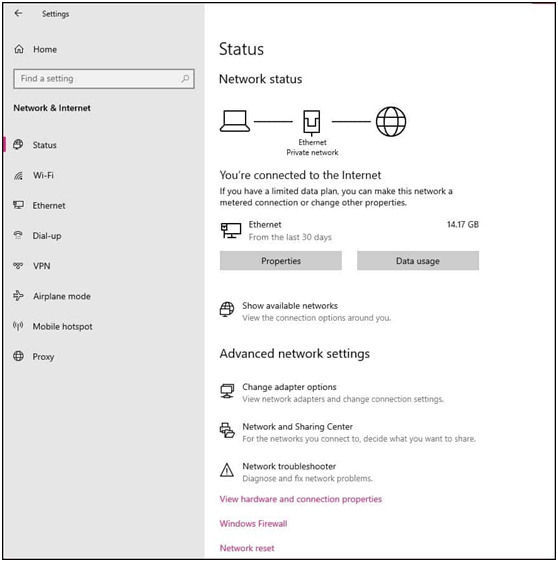 PC Setting page on Windows 11