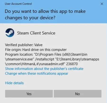 steam user account control