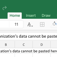How To Fix Your Organization’s Data Cannot Be Pasted Here