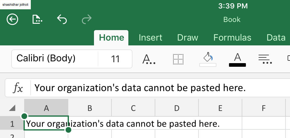 How To Fix Your Organization’s Data Cannot Be Pasted Here