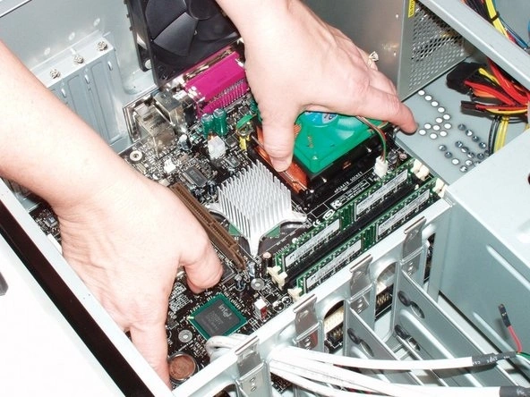 remove parts from motherboard