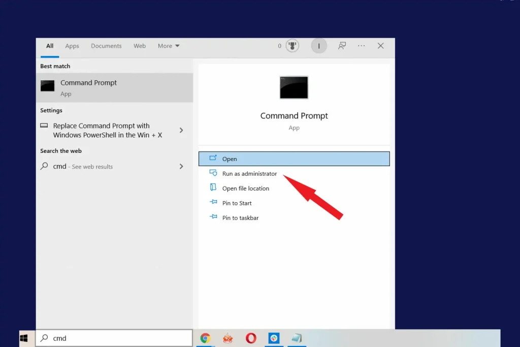 run command prompt as administrator