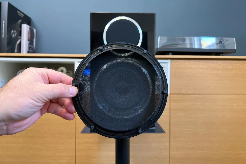 clean the frame of speakers
