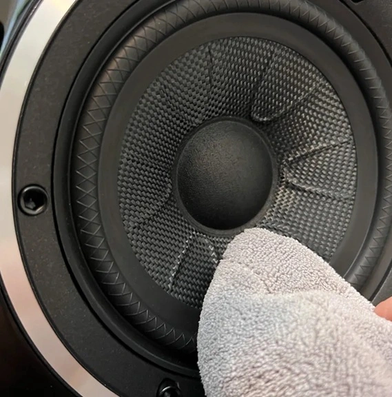 use a microfibre cloth