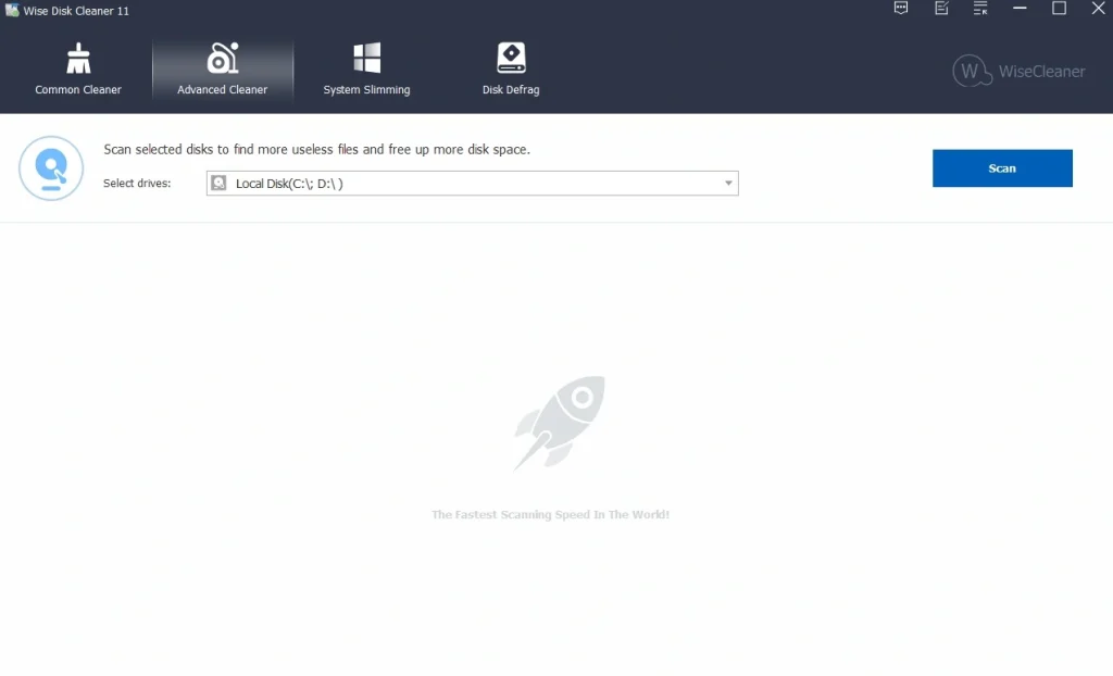 disk defrag wise disk cleanup tool