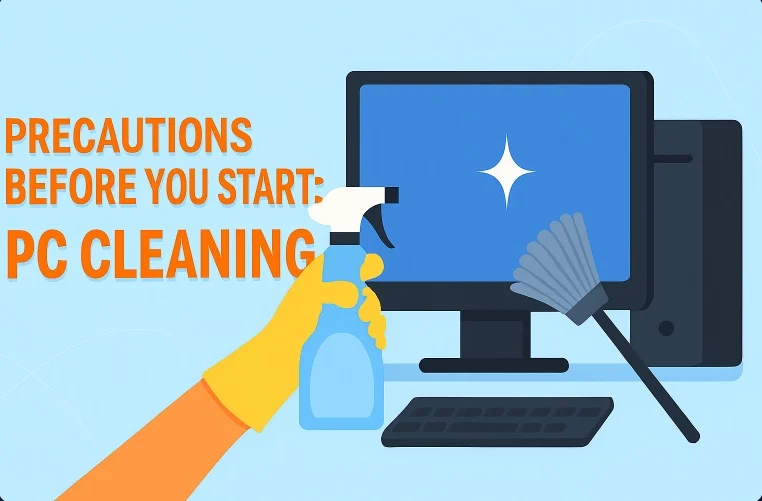 pc cleaning precautions