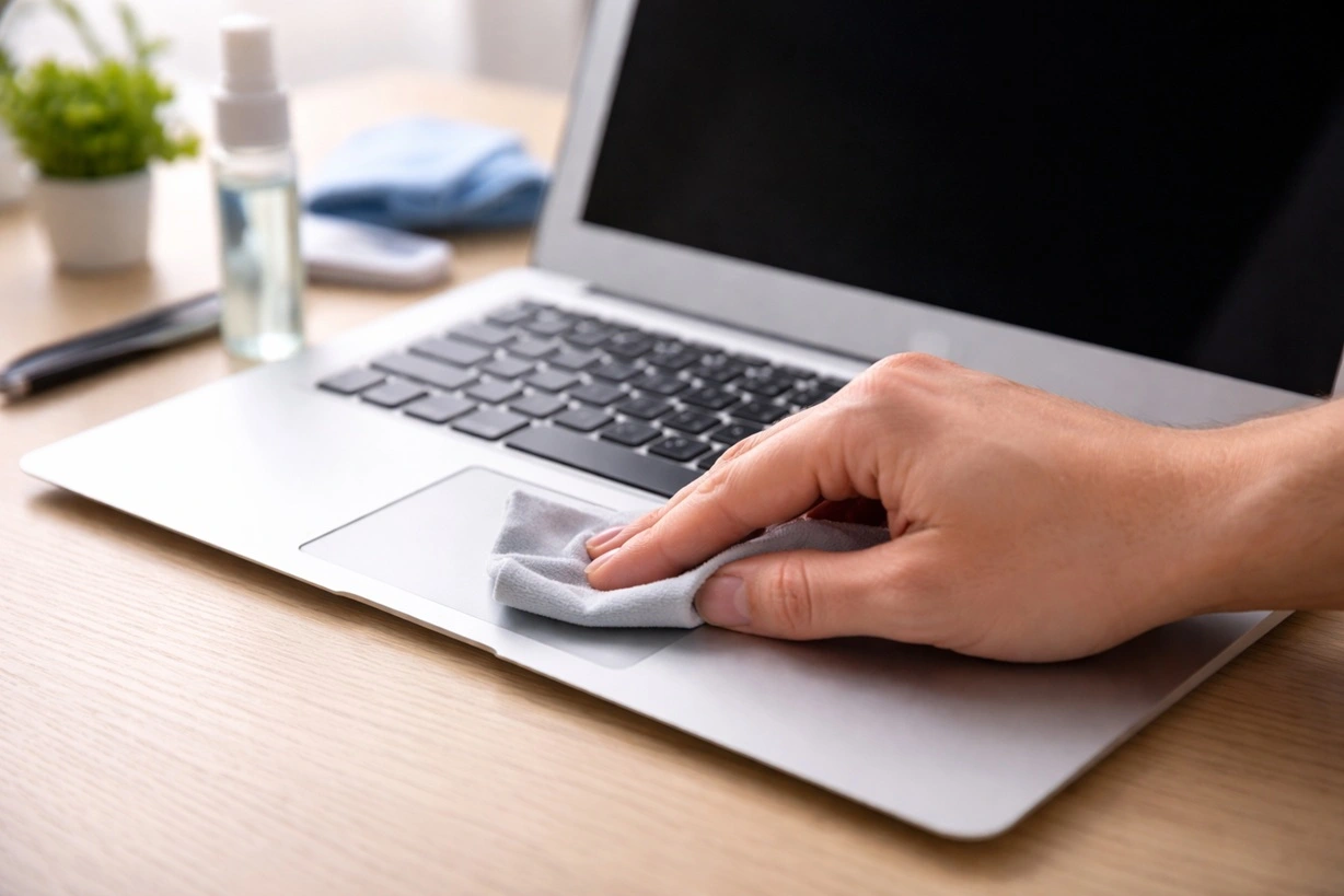 How To Clean PC TrackpadTouchpad Without Damaging It