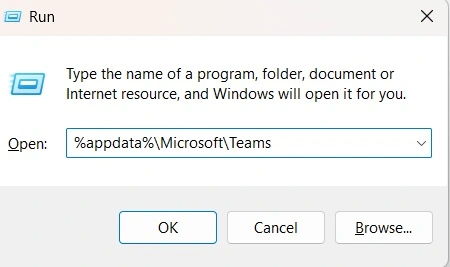 open cache folder using run box
