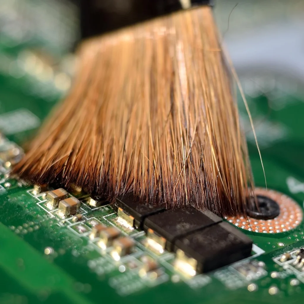 Clean the motherboard
