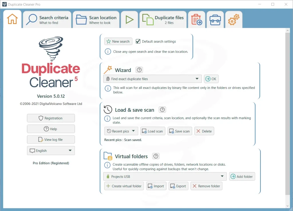 delete duplicate files