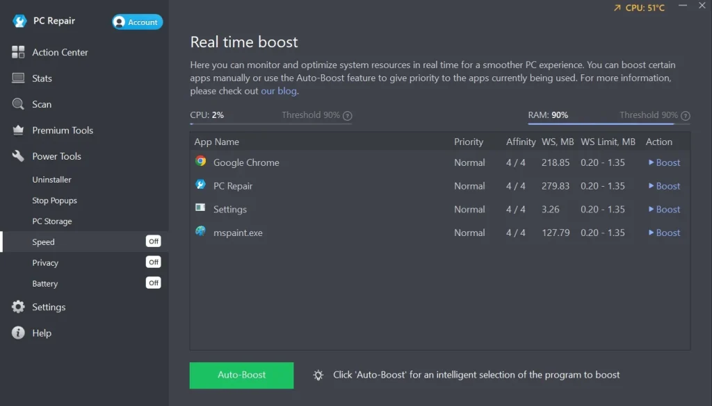 outbyte pc repair real time boost