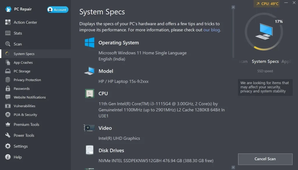 outbyte pc repair scanning process