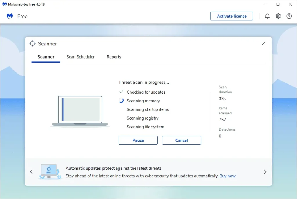 remove programs using cleaning tool