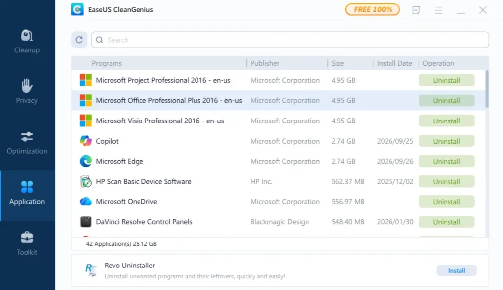 easeus cleangenius software updates